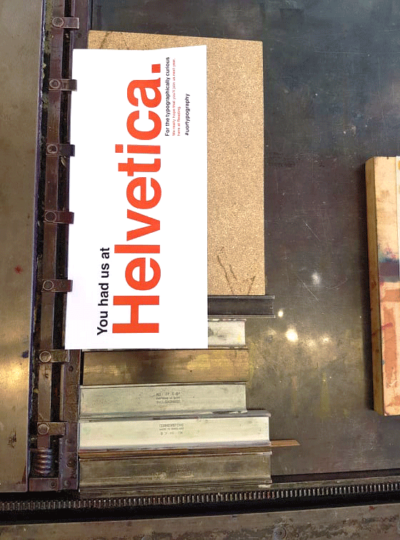 Fresh Hellovetica print