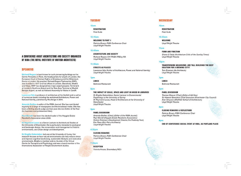 Leaflet back.