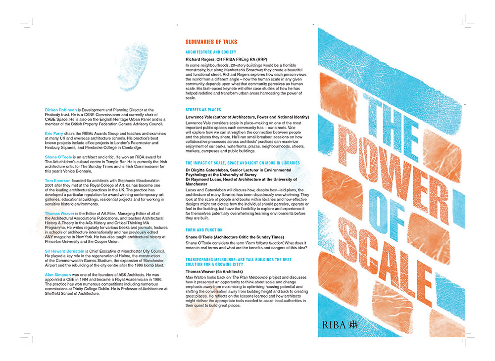 Leaflet front.
